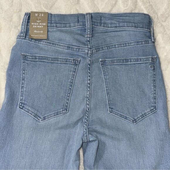 Madewell 23 Light Blue Wash Vintage High Rise Skinny Jeans - Picture 7 of 16
